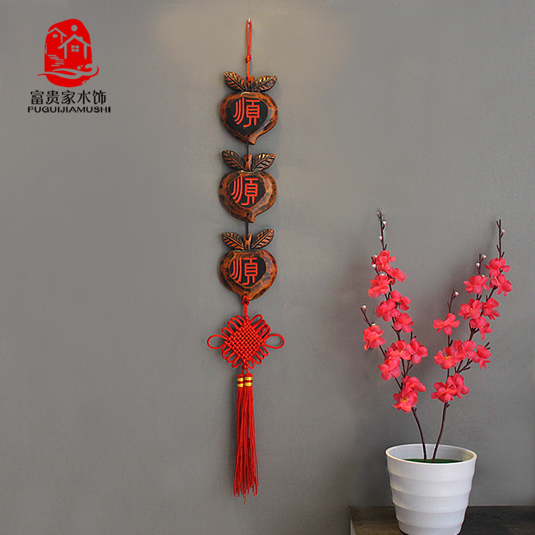 客厅房间复古中国结入户门墙面小挂件风铃挂饰门饰创意墙上装饰品