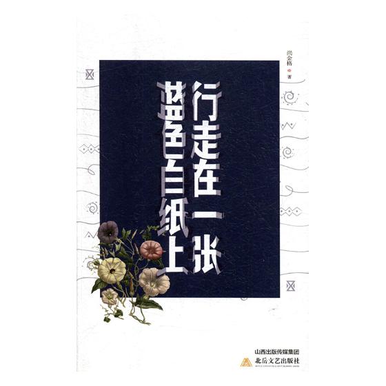 正版包邮 行走在一张蓝色白纸上 尚金格 书店 中国当代小说书籍 畅想畅销书