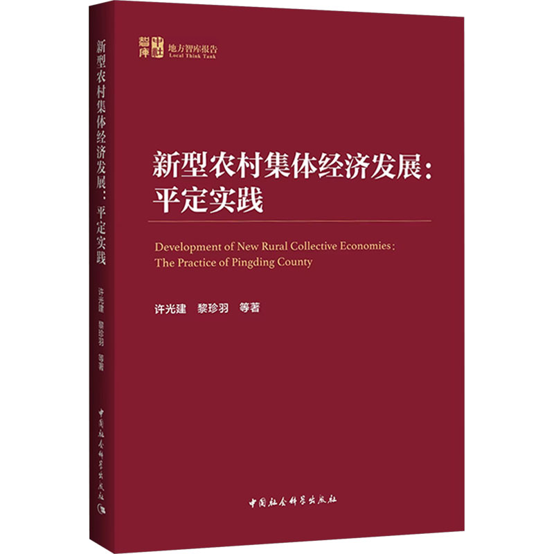 2024 新型农村集体经济发展 平定实践 许光建 著 中国社会科学出版社9787522729749