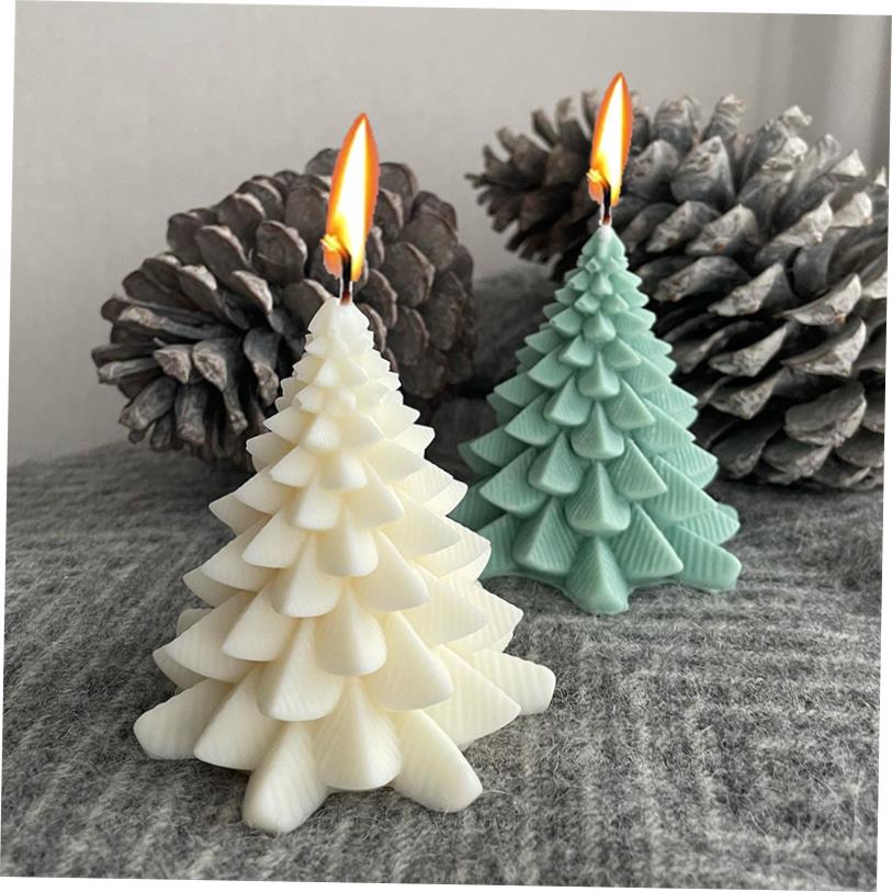 Christmas Scented Silicone Candle Mold DIY Christmas Tree Pl