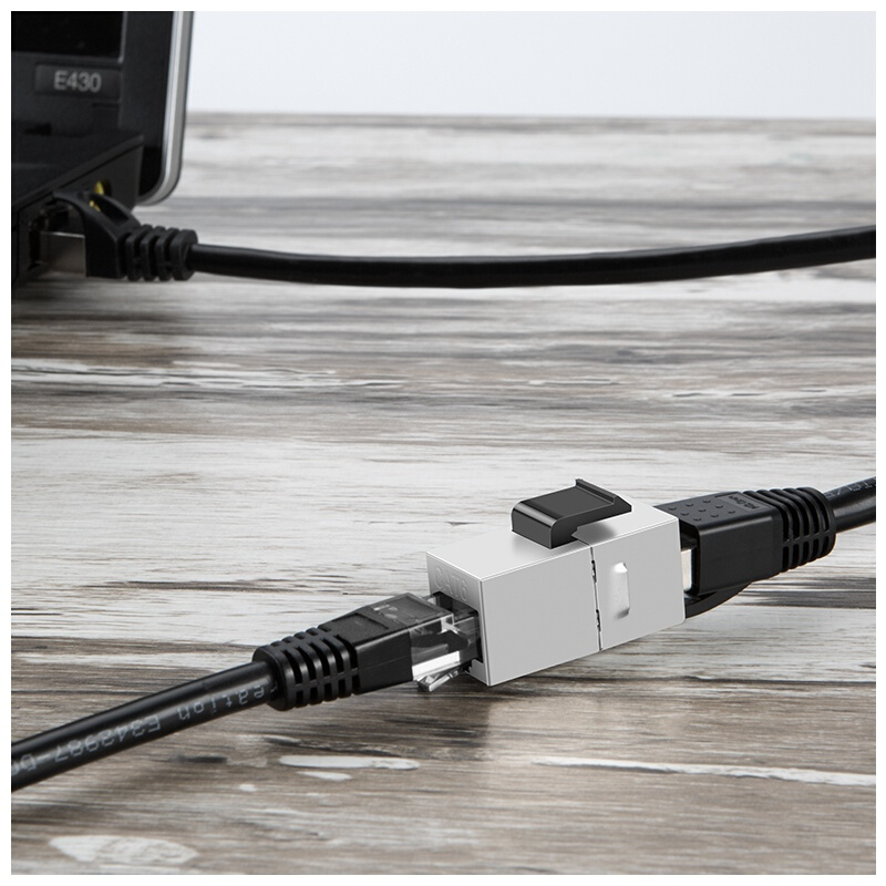 头通延长直接rj45水晶网线头连接器双宽带接头网络对直通接口器
