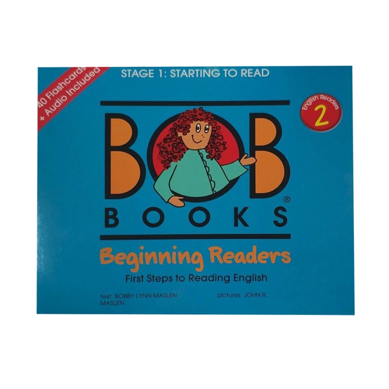 英文原版 Bob Books 附卡片 English Readers 2 Beginning Readers 鲍勃阅读 儿童启蒙词汇【上海外文书店】