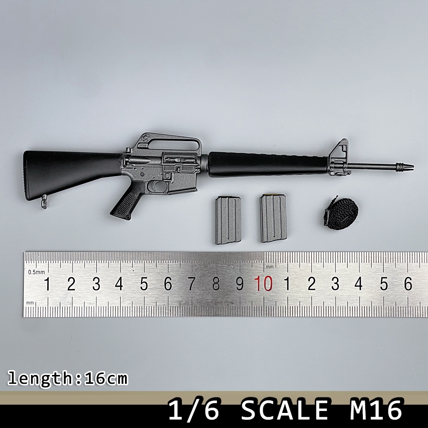 今古棒威龙 DML 1/6比例兵人模型 现代美军潮流 M16 塑料不可发射