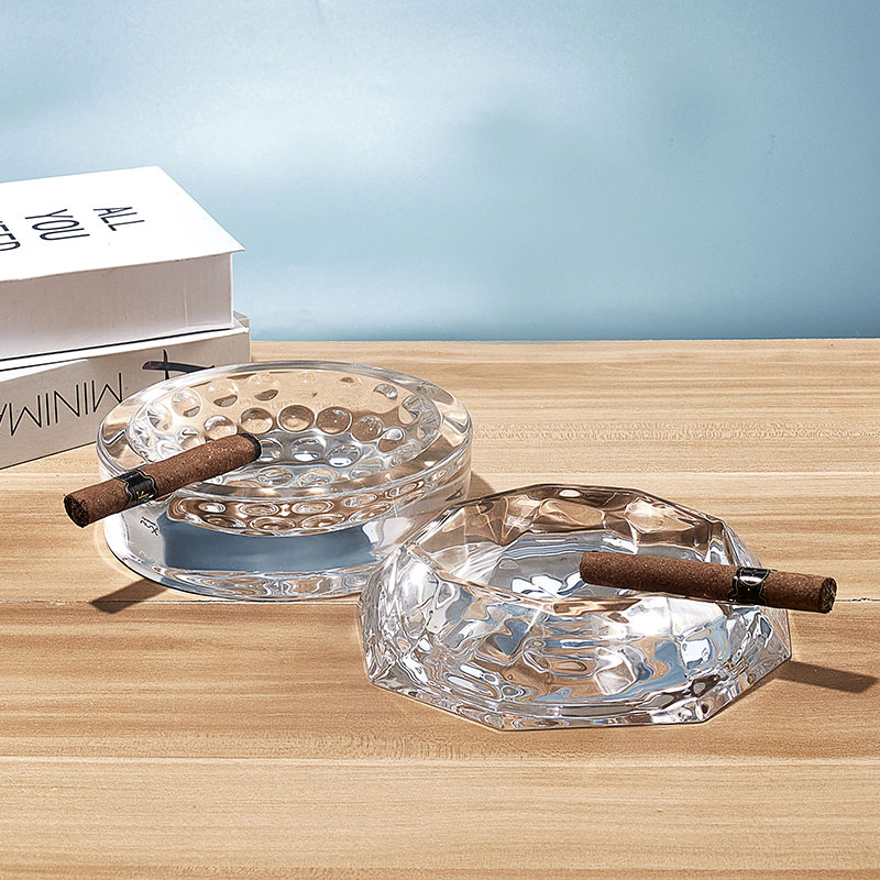 NUDE努德 土耳其进口水晶玻璃手工制作创意雪茄烟缸样板房装饰