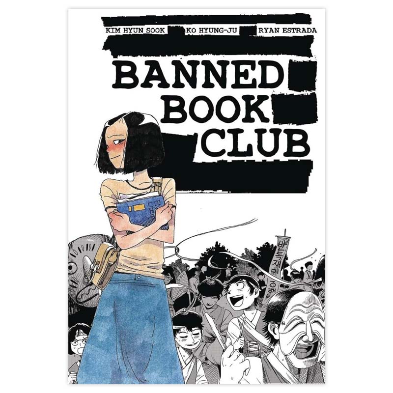 进口英文原版 Banned Book Club jin 书俱乐部 青少年和年轻人历史漫画 少年传记漫画 小说文学漫画平装绘本审查与政治
