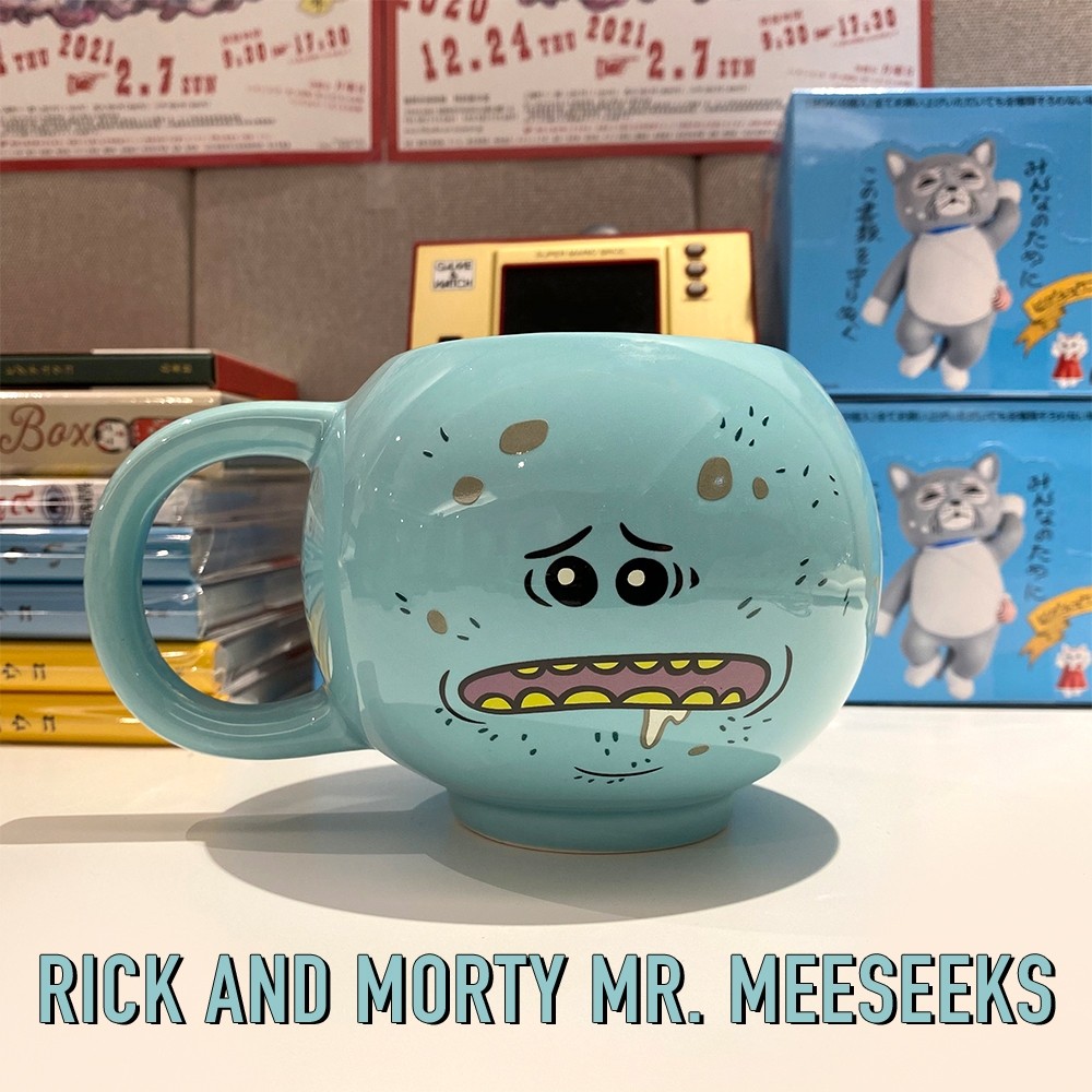 Rick and Morty瑞克和莫蒂周边Mr.Meeseeks使命必达先生马克杯