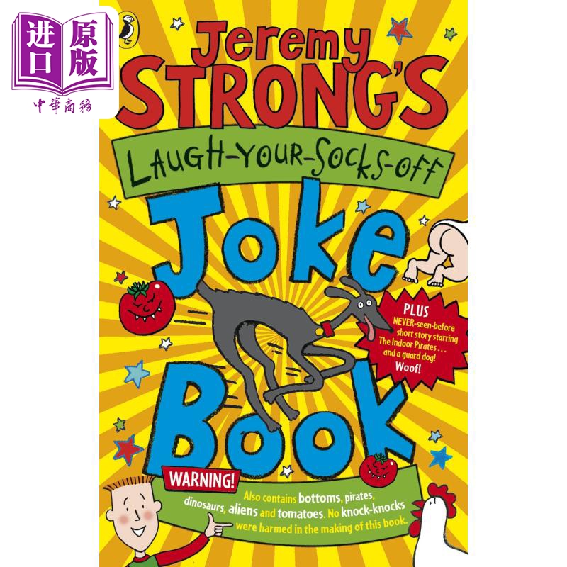 现货 Jeremy Strongs Laugh-Your-Socks-Off Joke Book 杰瑞米斯特朗的笑话 英文原版 儿童绘本 幽默笑话 7-12岁【中商原版】