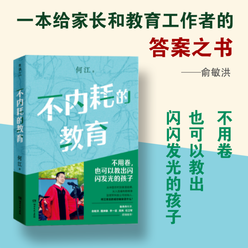 不内耗的教育：何江 著 素质教育 文教 湖南文艺出版社 图书