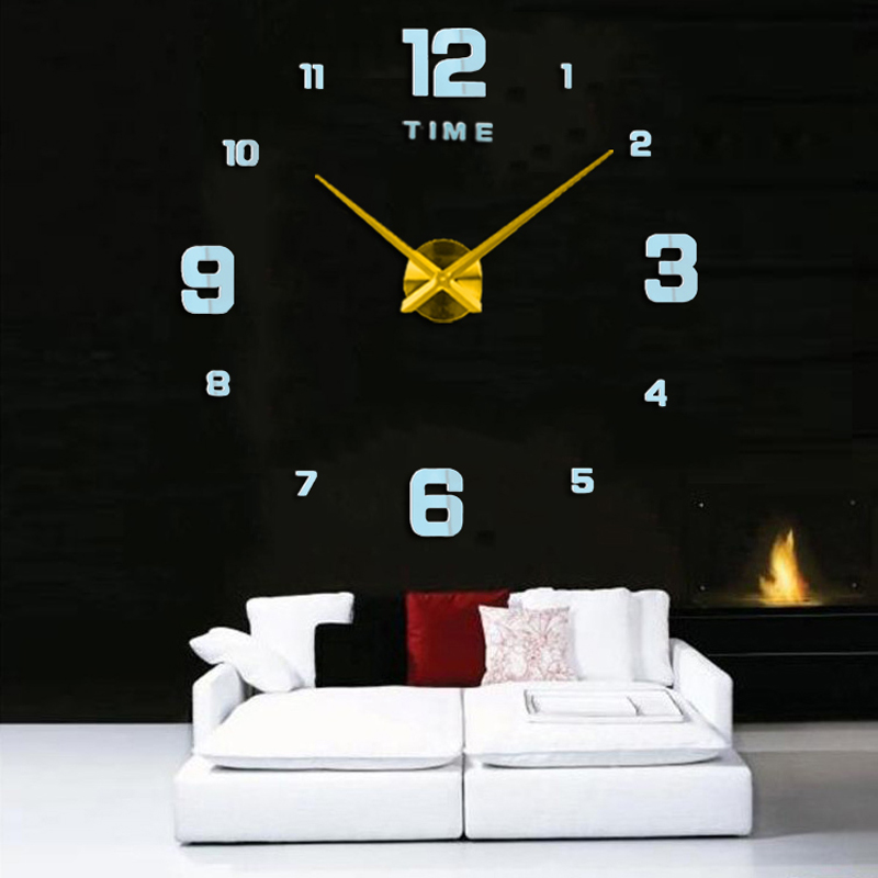 2022新款时尚客厅超大尺寸个性高品质DIY静音墙贴装饰现代挂钟表