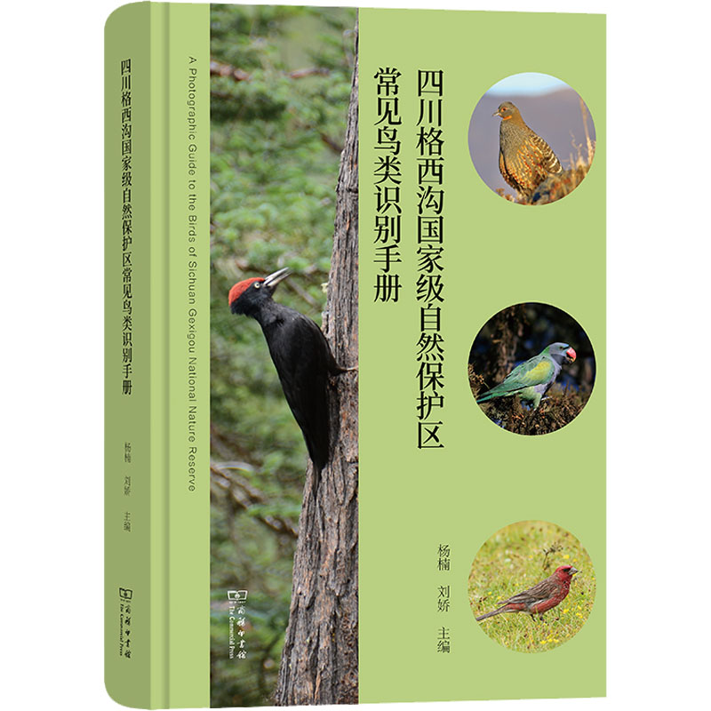 四川格西沟国家级自然保护区常见鸟类识别手册 杨楠,刘娇 编 生物科学 专业科技 商务印书馆 9787100215978 图书