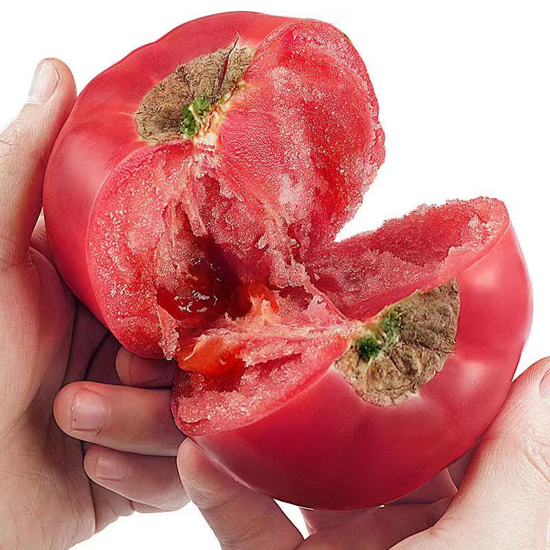 宁夏新鲜西红柿农家粉果普罗旺斯沙瓤番茄自然熟生吃水果5斤包邮