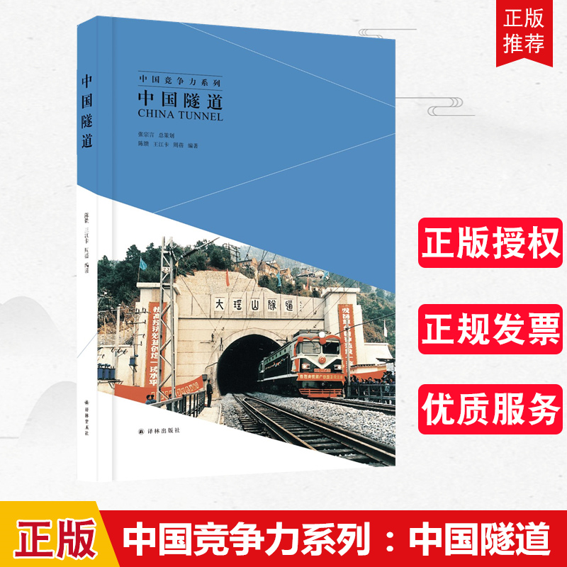 正版 中国隧道 中国竞争力系列 中国隧道 陈馈 王江卡 周蓓 编著 译林出版社9787544775656