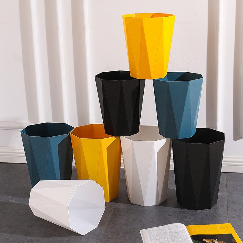 垃圾桶个性创意高颜值家用塑料纸篓厨房卫生间垃圾篓大容量收纳桶