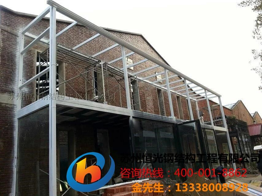 苏州钢结构厂房承建建造平改坡施工