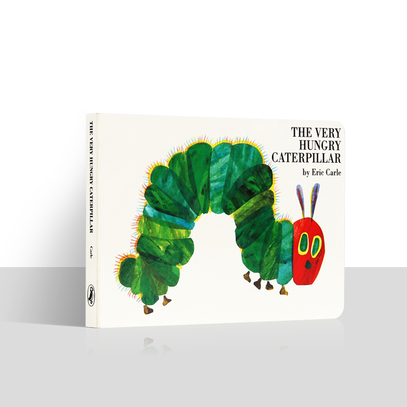 非点读 原版英文绘本 好饿的毛毛虫英文The Very Hungry Caterpillar艾瑞卡尔Eric Carle宝宝早教英语启蒙纸板洞洞书
