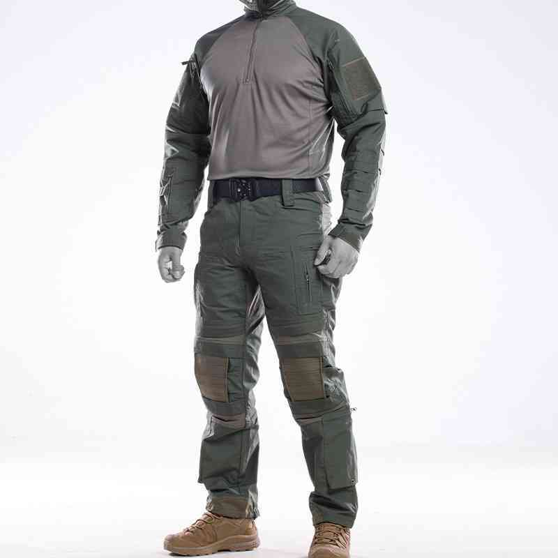 唤龙先锋战术迷彩服套装3蛙人作训服户外装备体能服训练服战术裤