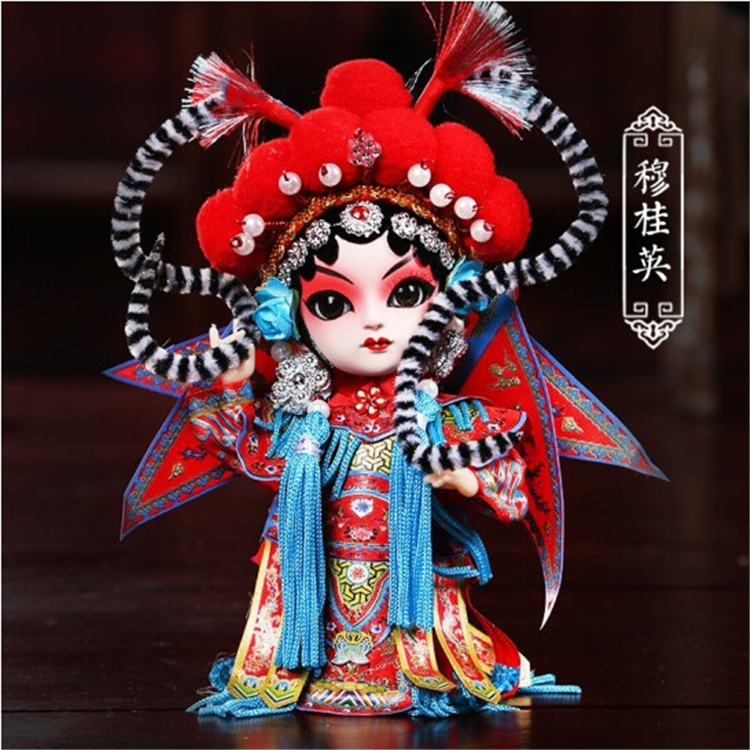 非物质文化遗产工艺品老北京绢人娃娃中国风小礼物送老外出国礼品