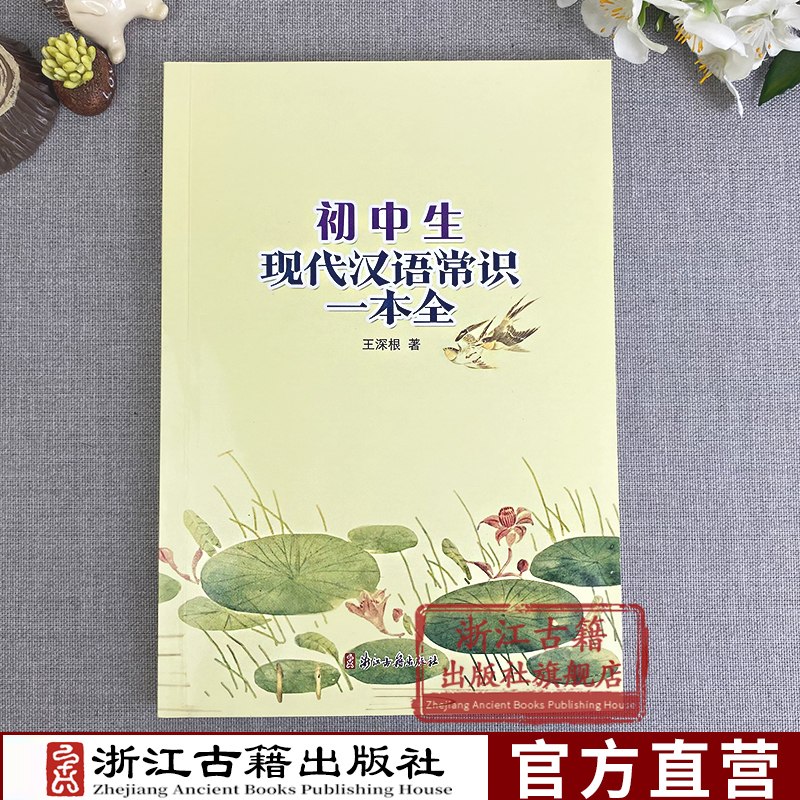 初中生现代汉语常识一本全 初中语文七八九年级上下册通用古代语法工具书 初中一二三年级汉语常识积累