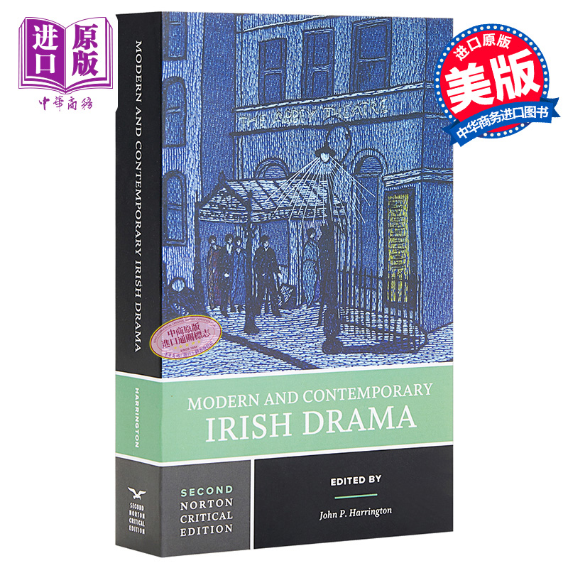 现货 Modern and Contemporary Irish Drama 英文原版 现代和当代爱尔兰戏剧 诺顿文学解读系列 John P. Harrington【中商原版】