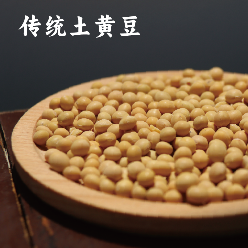 谦益农业生态自种东北黑龙江大豆传统土黄豆杂粮自然农耕