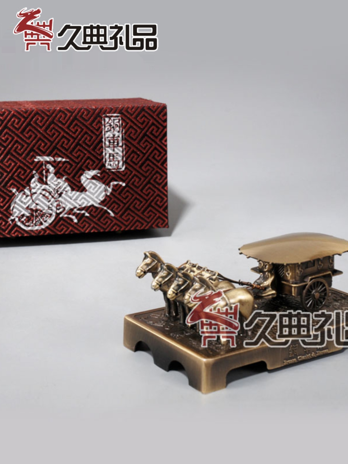 西安兵马俑旅游纪念品兵马俑铜车马工艺品摆件中国风送老外礼品