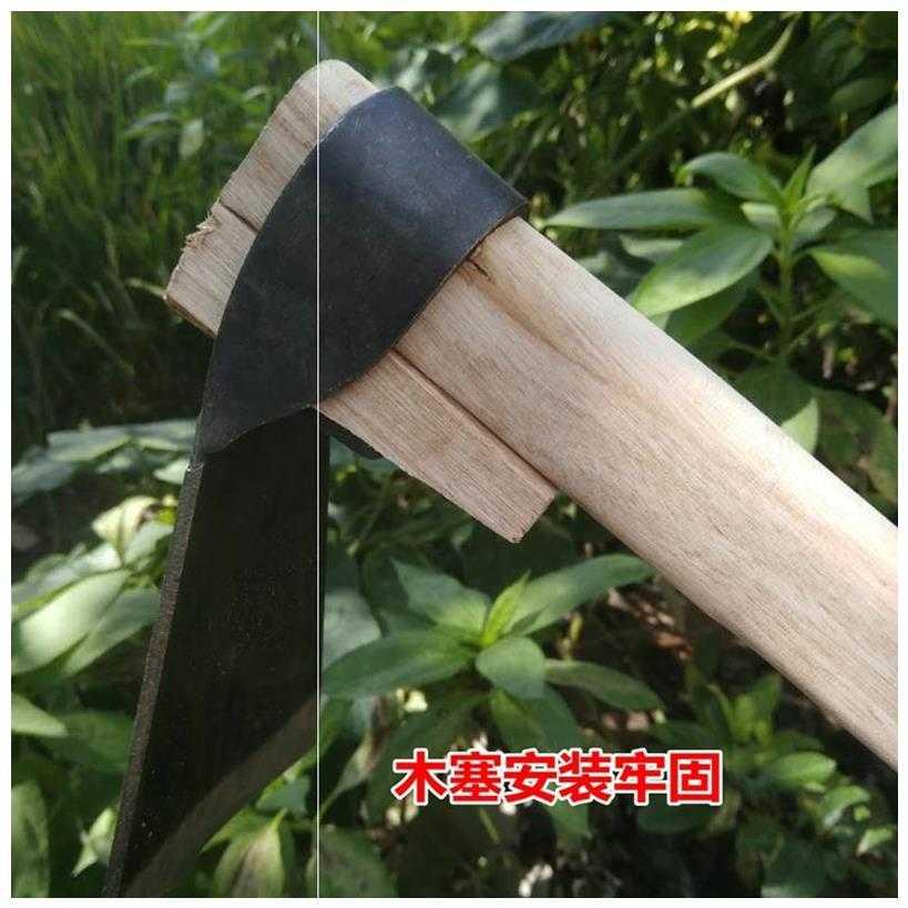 中国锄农b用锄头家用种花菜挖笋神器多功能加厚老式小锄头户外园