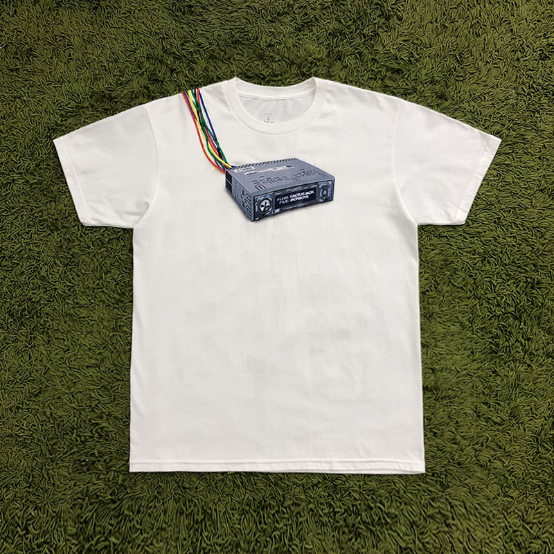 Travis Scott JackBoys Cord Cutters T-Shirt TS游戏机短袖T恤潮