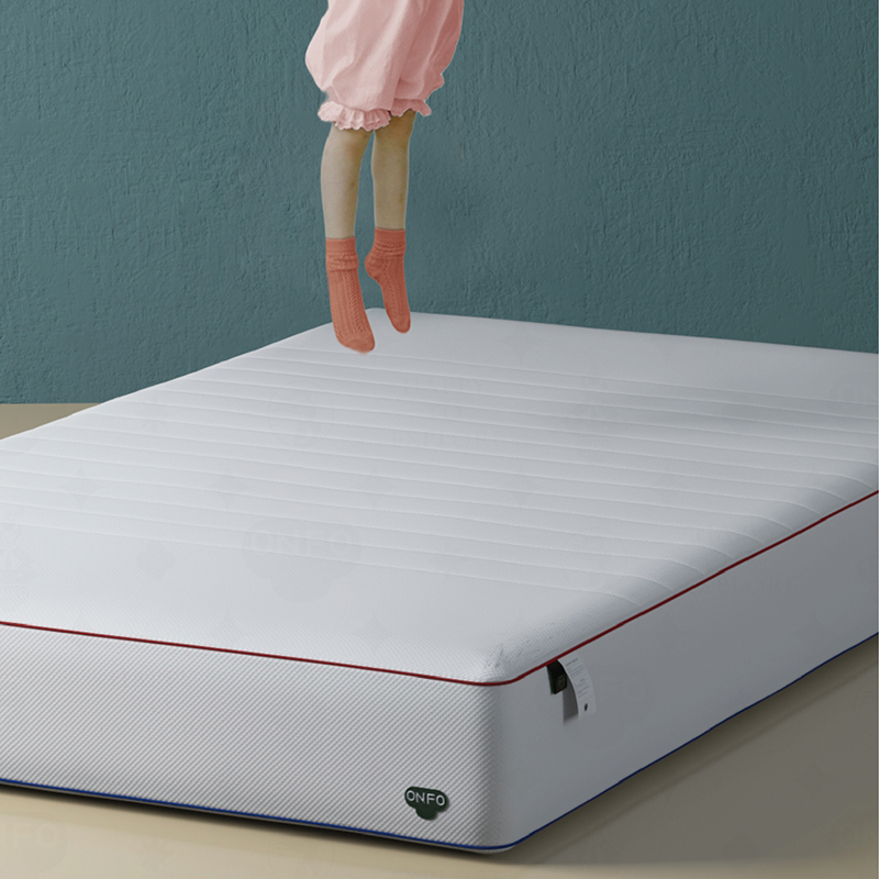 ONFO儿童床垫20CM厚独立弹簧进口乳胶床垫软硬双面1.2m1.5米定制
