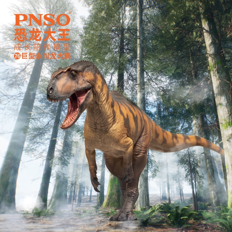 PNSO巨型永川龙大鹏恐龙大王成长陪伴模型76