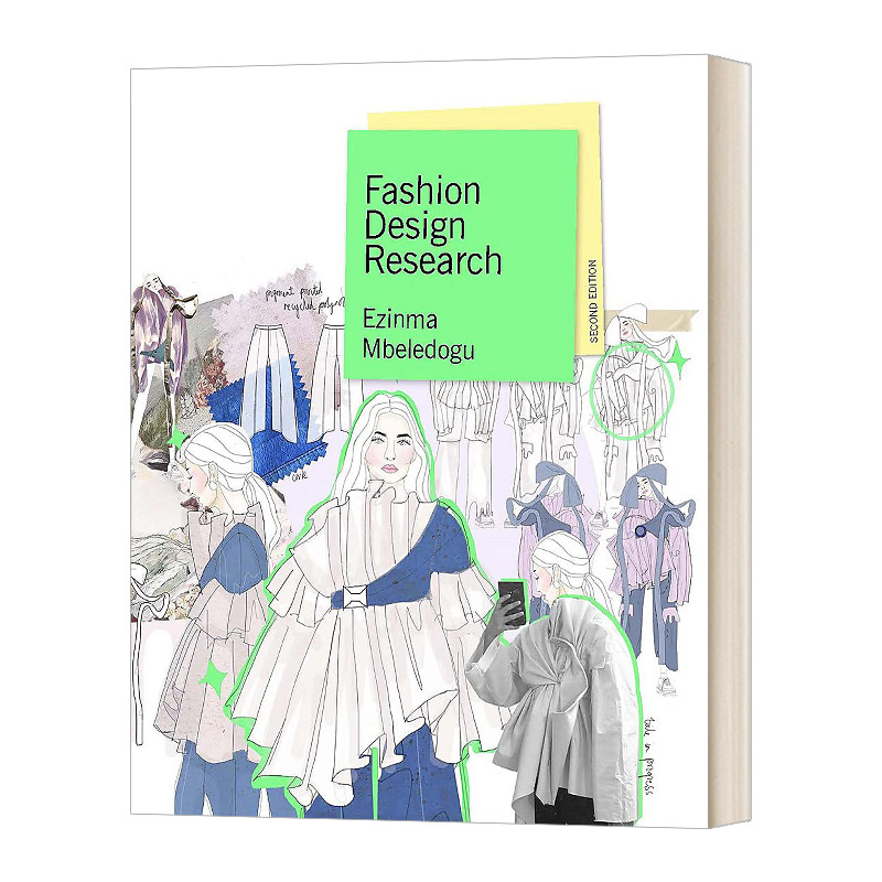 Fashion Design Research, Second Edition  时尚设计研究 第二版进口原版英文书籍