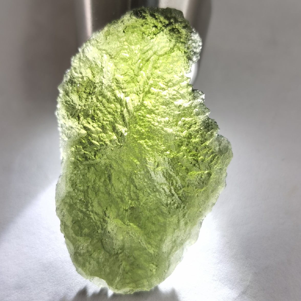 捷克陨石玻璃原石标本摆件绿宝石水晶裸石饰品DIY精品保真包邮 新
