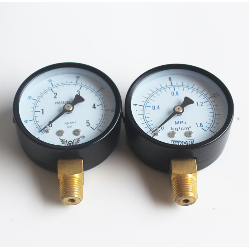 液化气气压表  LPG瓶装石油气煤气压力表 膜盒压力表高压中压表