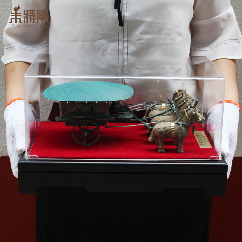 秦始皇陵铜车马摆件模型西安兵马俑旅游纪念品特色出国礼品送老外
