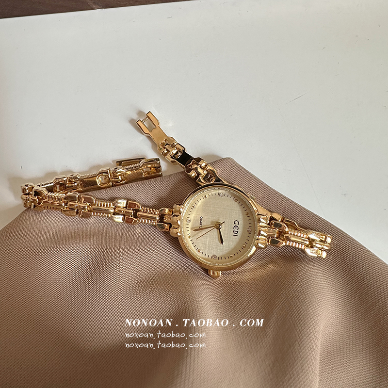NONOAN 中古vintage手链链条小众复古精致轻奢女腕表手表精致礼物