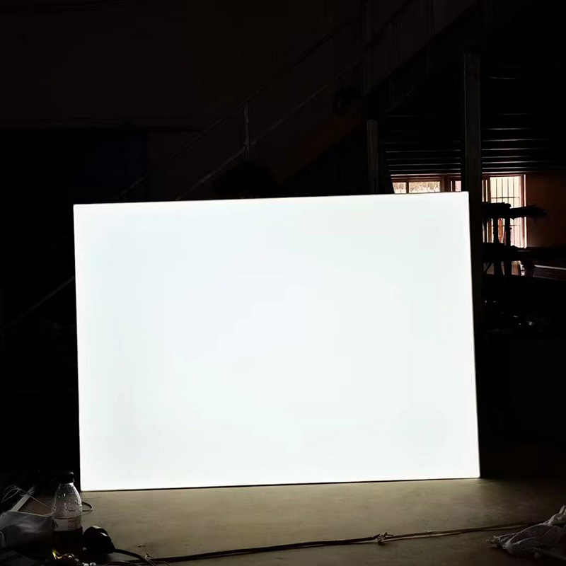 上海导光板亚克力背光板定制激光打点发光板大理石匀光板发光层板