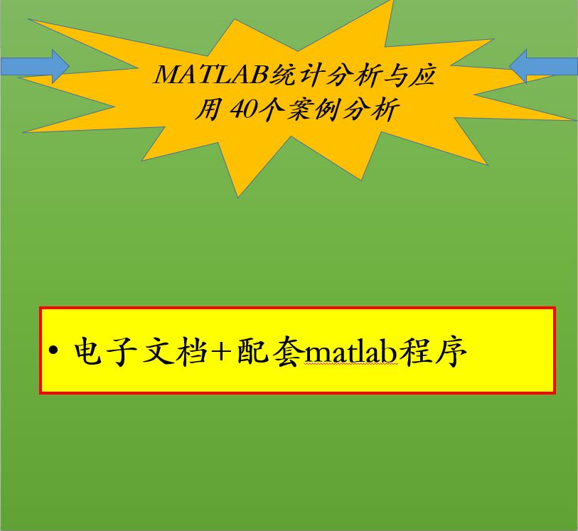 MATLAB统计分析与应用 40个案例分析  电子文档  配套matlab程序