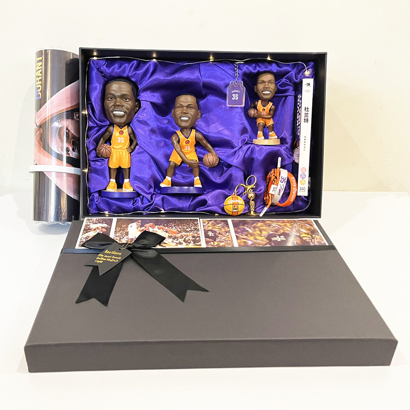 凯文杜兰特手办模型公仔人偶篮球迷高档生日礼物套装送男生纪念品