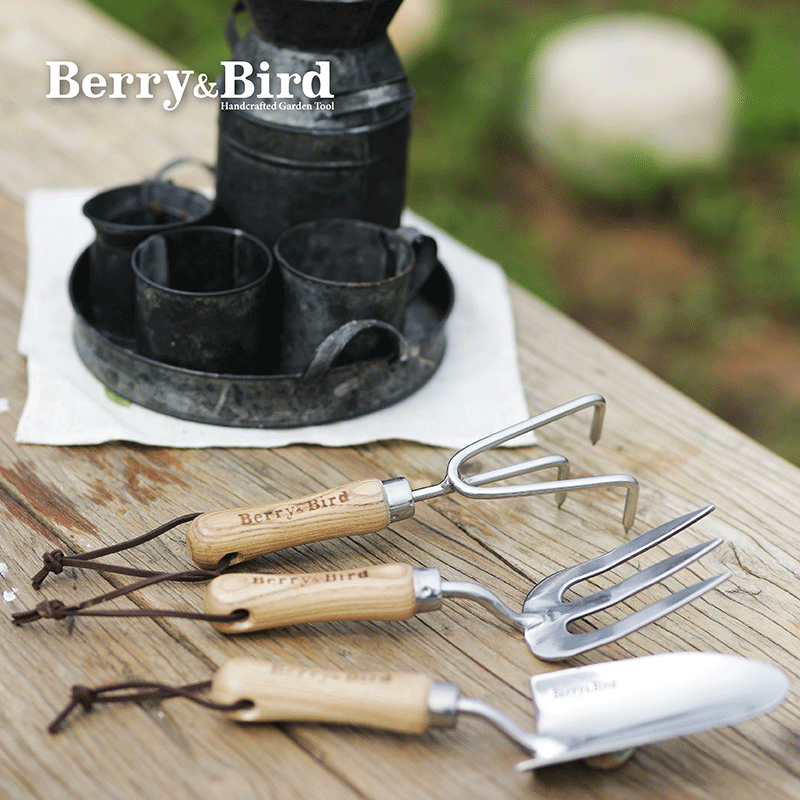 Berry&Bird园艺工具种花铲子户外挖土家用种花艺小铁铲英国bb套装