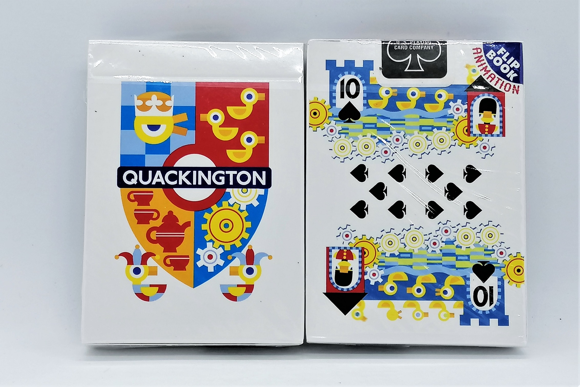 美國原裝進口 Quackington 發條 可愛童趣小鴨 fig.23 收藏撲克牌