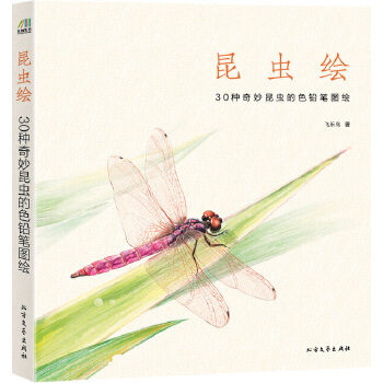 【正版包邮】昆虫绘:30种奇妙昆虫的色铅笔图绘 飞乐鸟著 北方文艺出版社