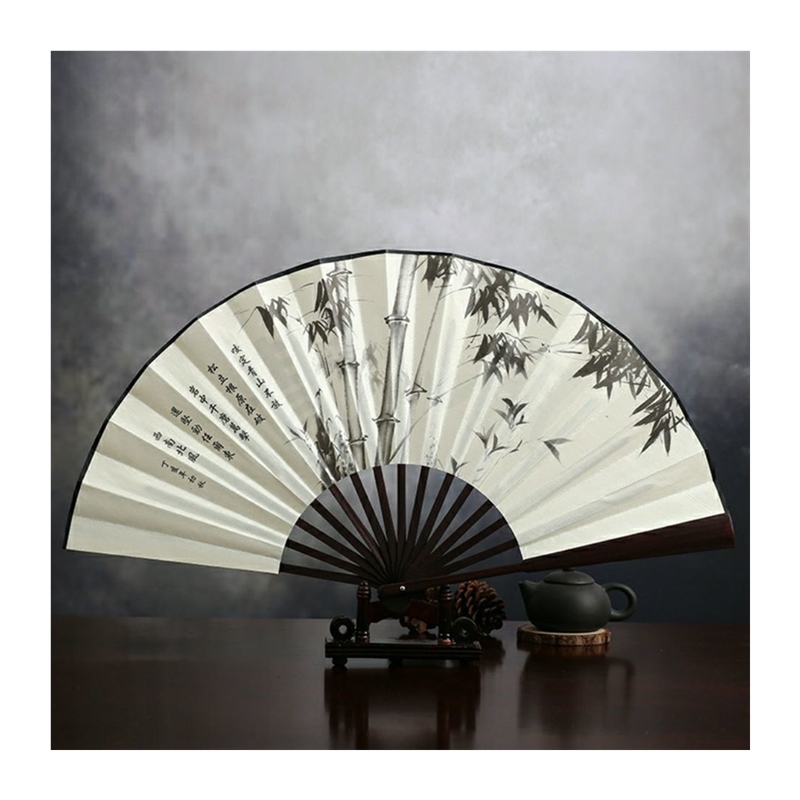 推荐7寸8寸9寸10寸男女式印花绢布扇折扇中国风复古风扇子纳凉