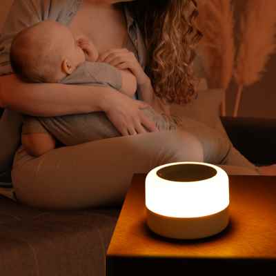 推荐七彩灯白噪机助眠神器小夜灯婴儿睡眠仪定时睡眠仪高音质胎教