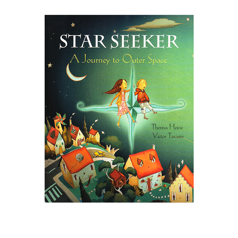 英文原版 Star Seeker A Journey to Outer Space 寻找星星的人 宇宙星球少儿科普绘本 Barefoot 英国光脚丫出版社