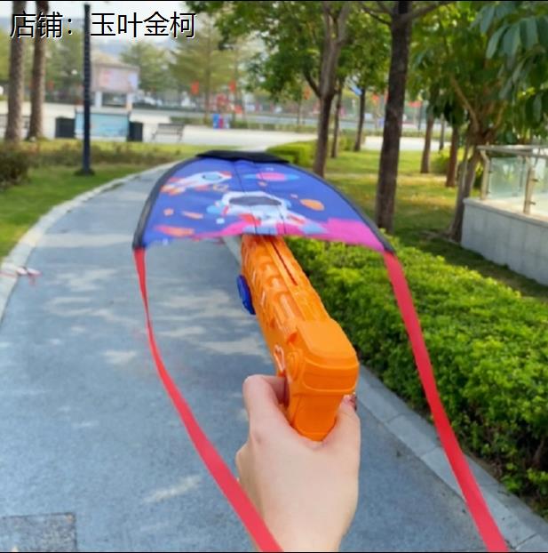 弹射风筝儿童手持卡通小号微风易飞山东潍坊2023网红新款活动专用