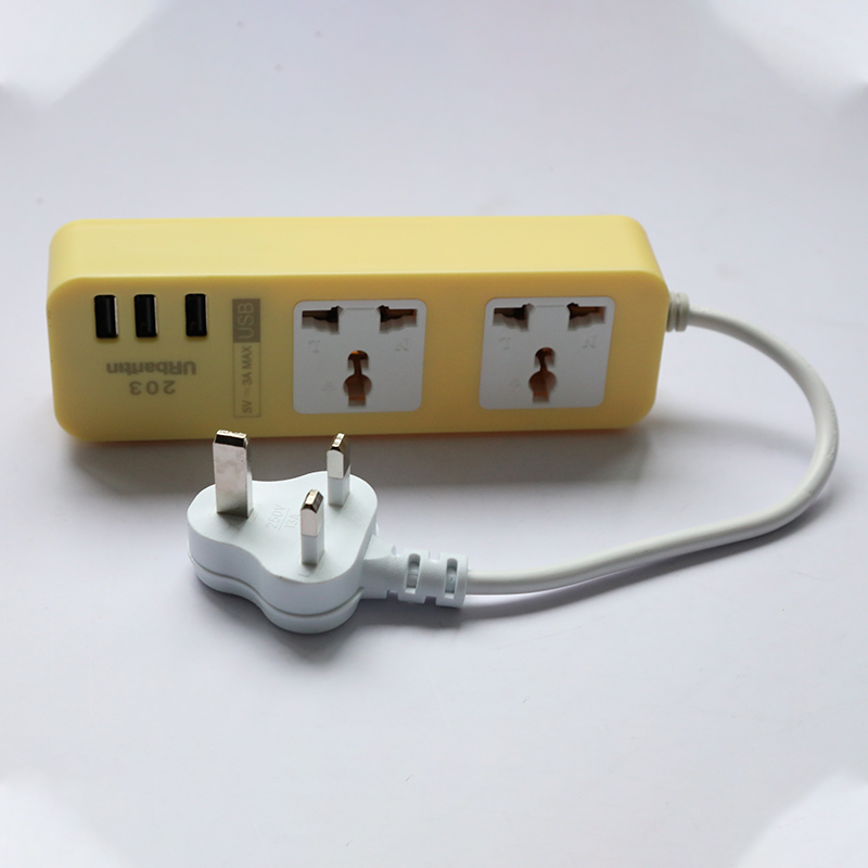 短接线板全铜带USB大功率多英标英式中国插头插座线转无线香港一