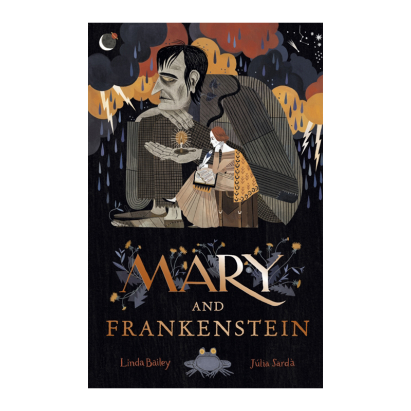 英文原版 Mary and Frankenstein 玛丽·雪莱的故事 纪念《弗兰肯斯坦》200周年 英国安徒生出版社 插画师 Julia Sarda
