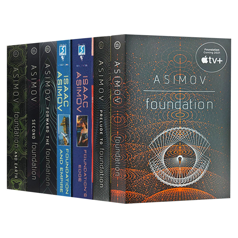 银河帝国 Foundation 英文原版 基地七部曲系列全集1-7册 英文版进口科幻小说书 Isaac Asimov 艾萨克阿西莫夫 英语原版