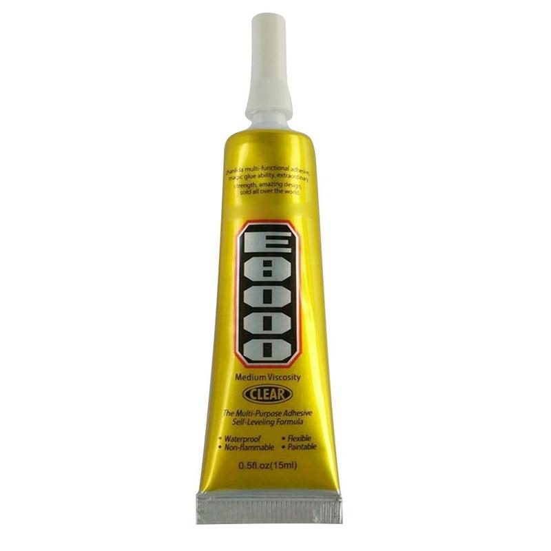 推荐E8000 Clear Adhesive Sealant Glue for DIY Phone Border D