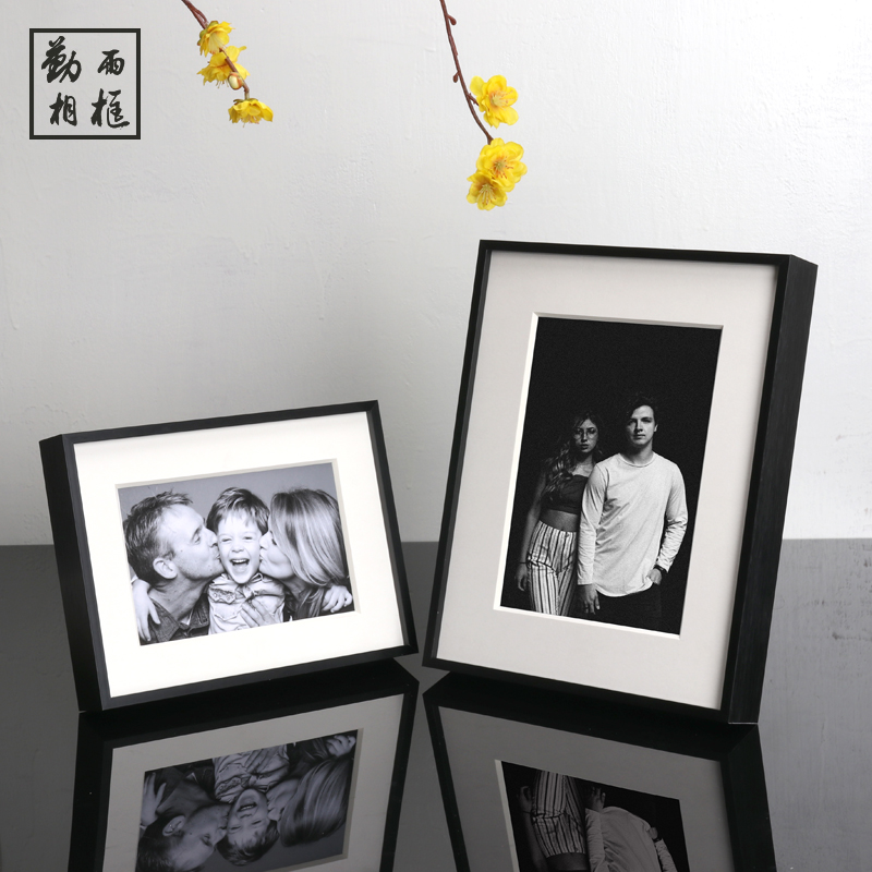 铝合金相框ipad摆台全家福情侣婚纱艺术照片定制7810寸A4画框挂墙