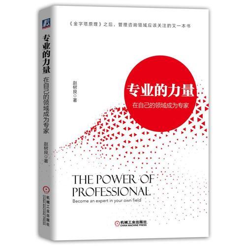 【正版新书】专业的力量：在自己的领域成为专家 赵树良 机械工业出版社